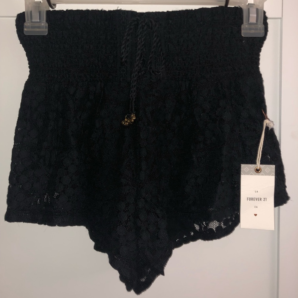 Lacey Black Shorts